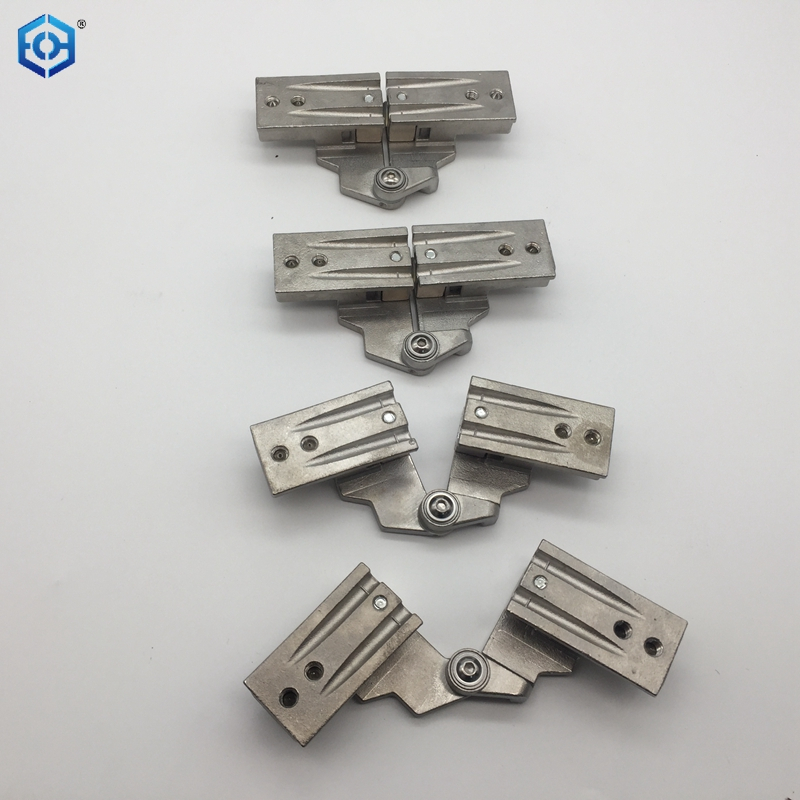 Aluminum Frame Bifold Glass Door Hardware without Lower Track