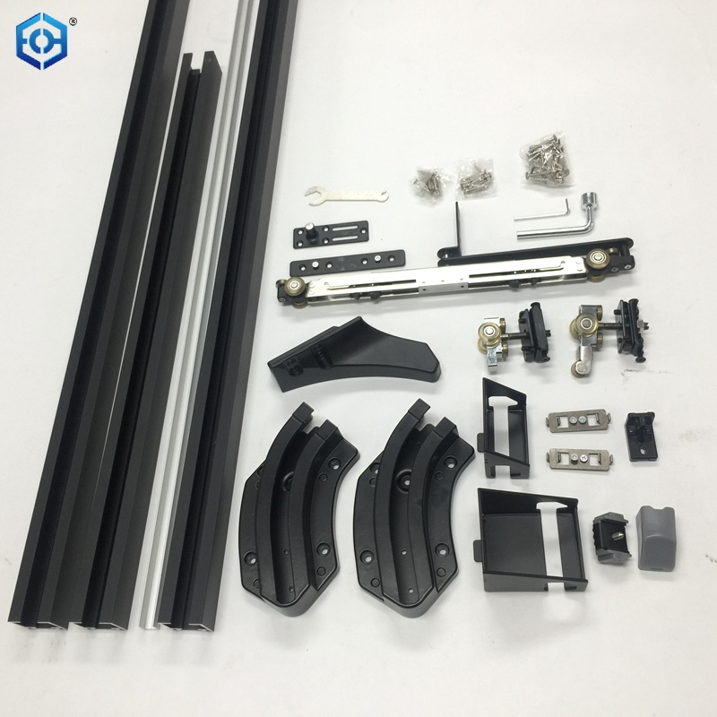 Flush Sliding Door System with Two-way Damper for Doors Up To 70kg