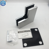 Silver Aluminum Patch Fittings Compatible with 1/2" (12mm) Thickness Glass Door L Patch Fittings