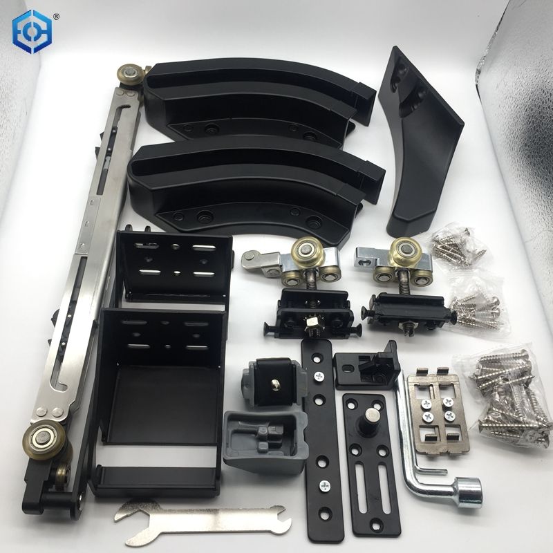 Flush Sliding Door System with Two-way Damper for Doors Up To 70kg