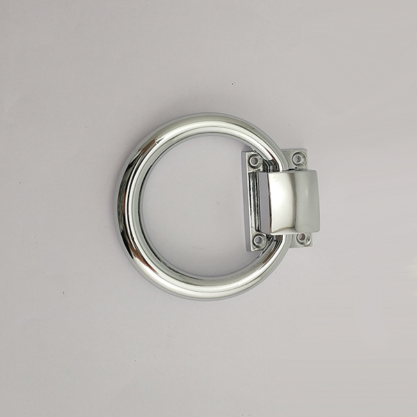 Zinc Alloy Chrome Polished Door Ring Handle