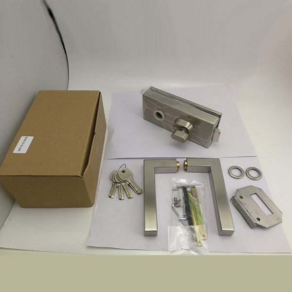 glass door lock sliding