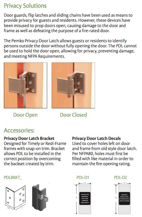 install of door latch