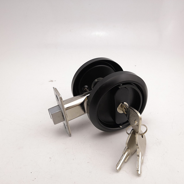  stainless steel 304 black sliding door key lock