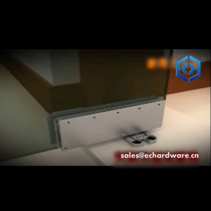 Floor spring hinge installing video