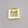Zinc Alloy Gold Square Drop Ring Pull Cabinet Door Knob Dresser Pulls Rings Drawer Handles Kitchen Cupboard Door Pull 