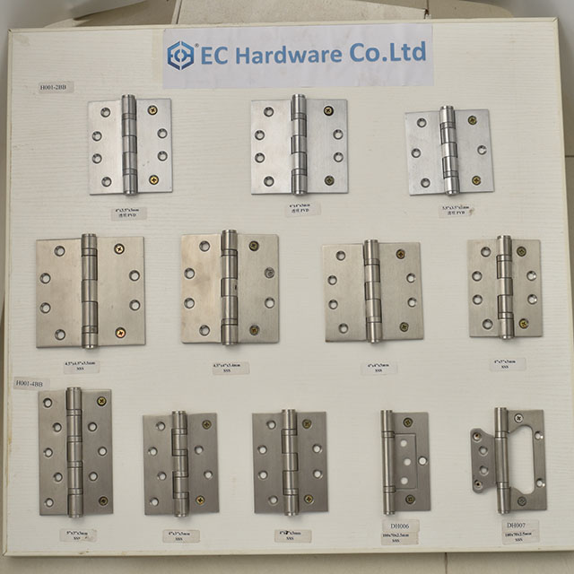 Matte Black Square Corner Door Hinges Steel Hinge for United Stated