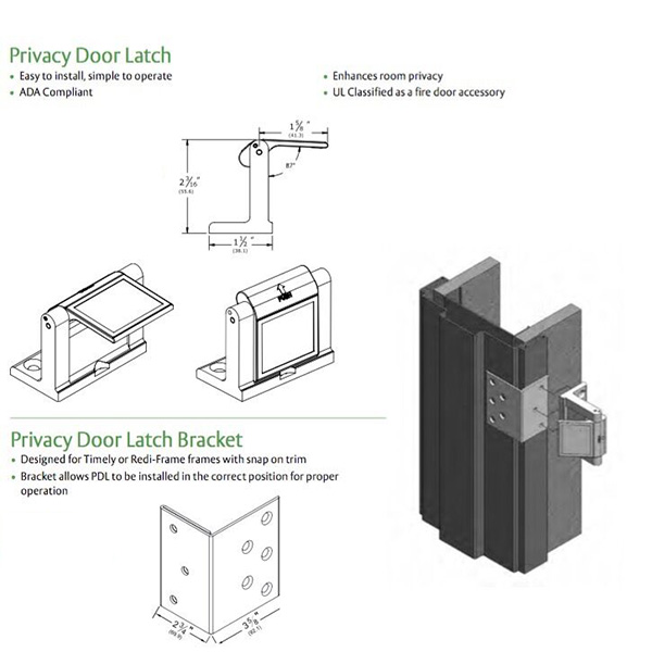 privacy door latches