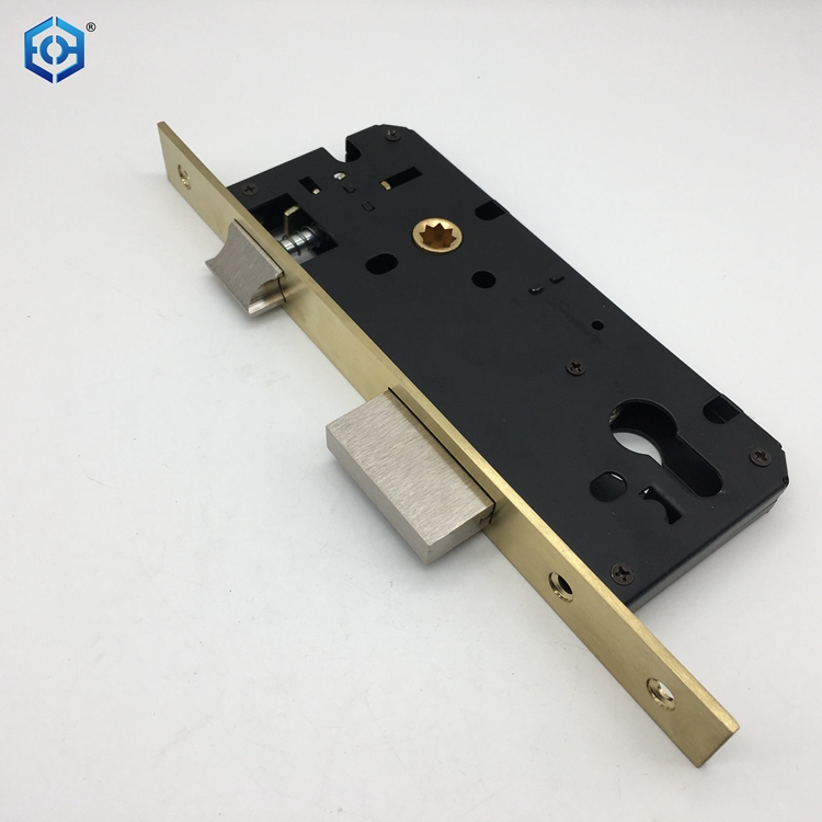 Copper Stainless Steel Backset 85mm Entrance Mortise Lock Usd in Public Place