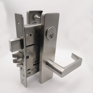 Stainless Steel Solid Handle American Style UL Approval Heavy Duty Mortise Door Lock