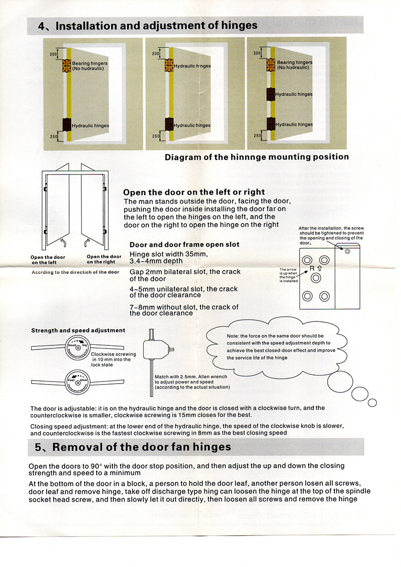 Hydraulic Pivot Door Hinge