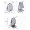 Aluminum Alloy Protective Barrier Clamps for Clear Desk Panel Guard Stand