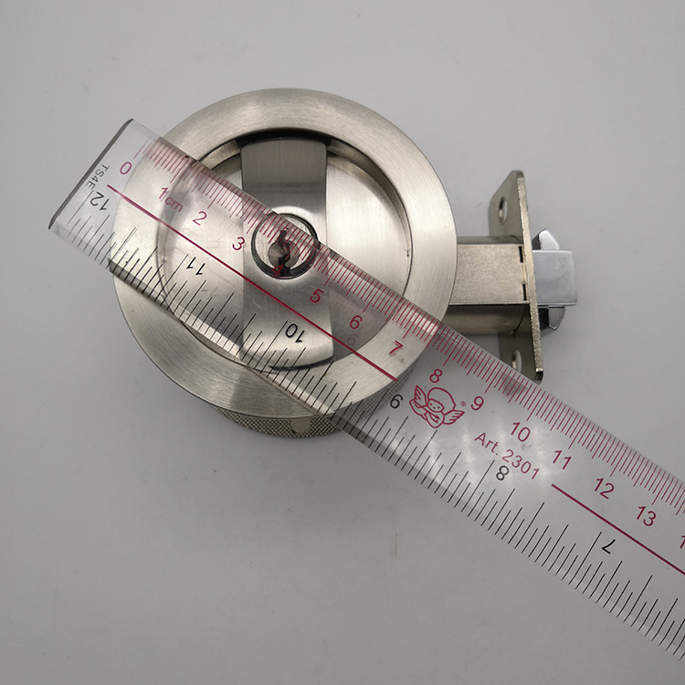 round pocket door lock