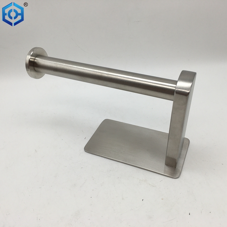 black toilet paper holder