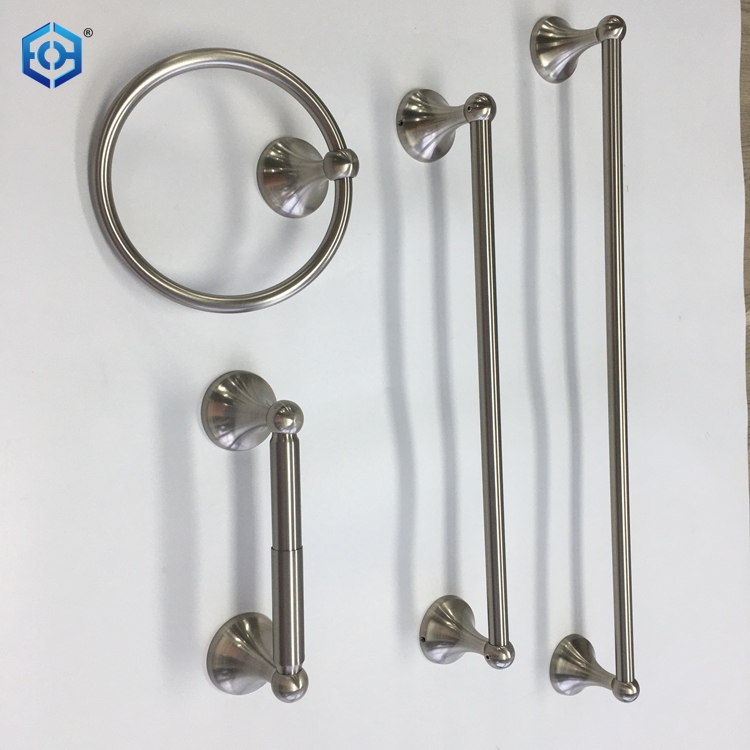 Durable SUS304 Stainless Steel Bathroom Hardware Set Includes Hand Towel Bar