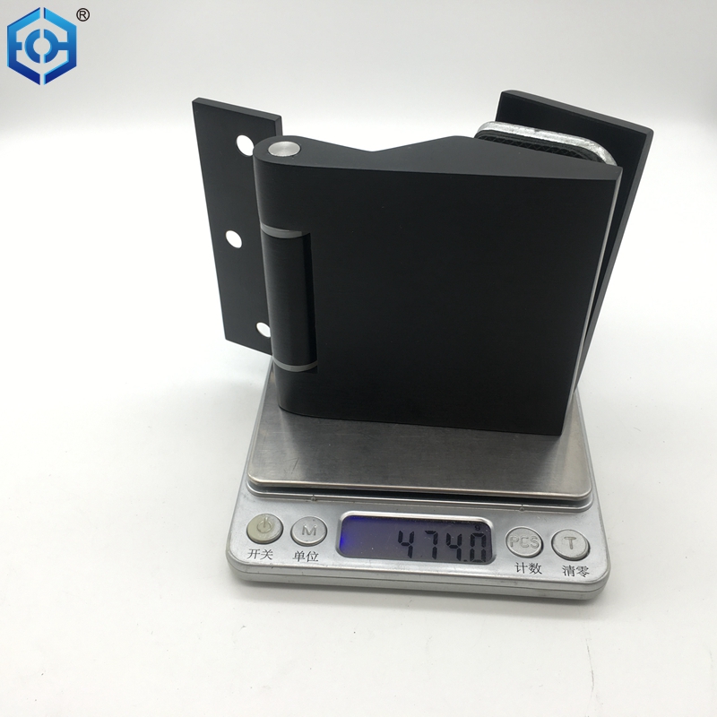 Wall Mounted Glass Door Hinge with Stickon Cover Plate Is Suitable for