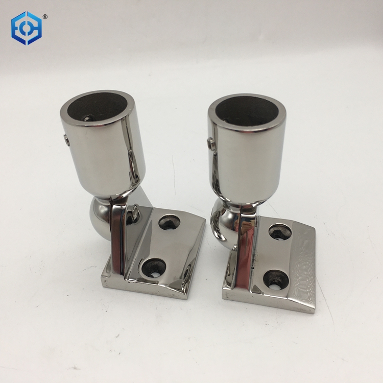 Stainless Steel Pipe To Wall Connector with Adjustable Angle Ø19 Buy