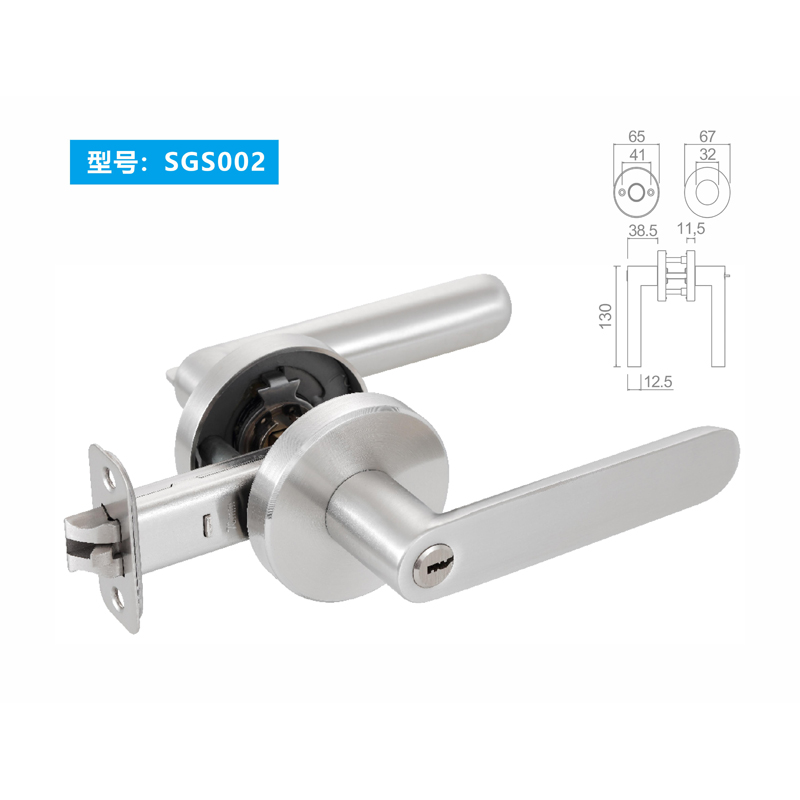 Stainless Steel 304 Manufacturing Standard Duty Commercial Entry Lever Lock with A Tubular Latch C Keyway