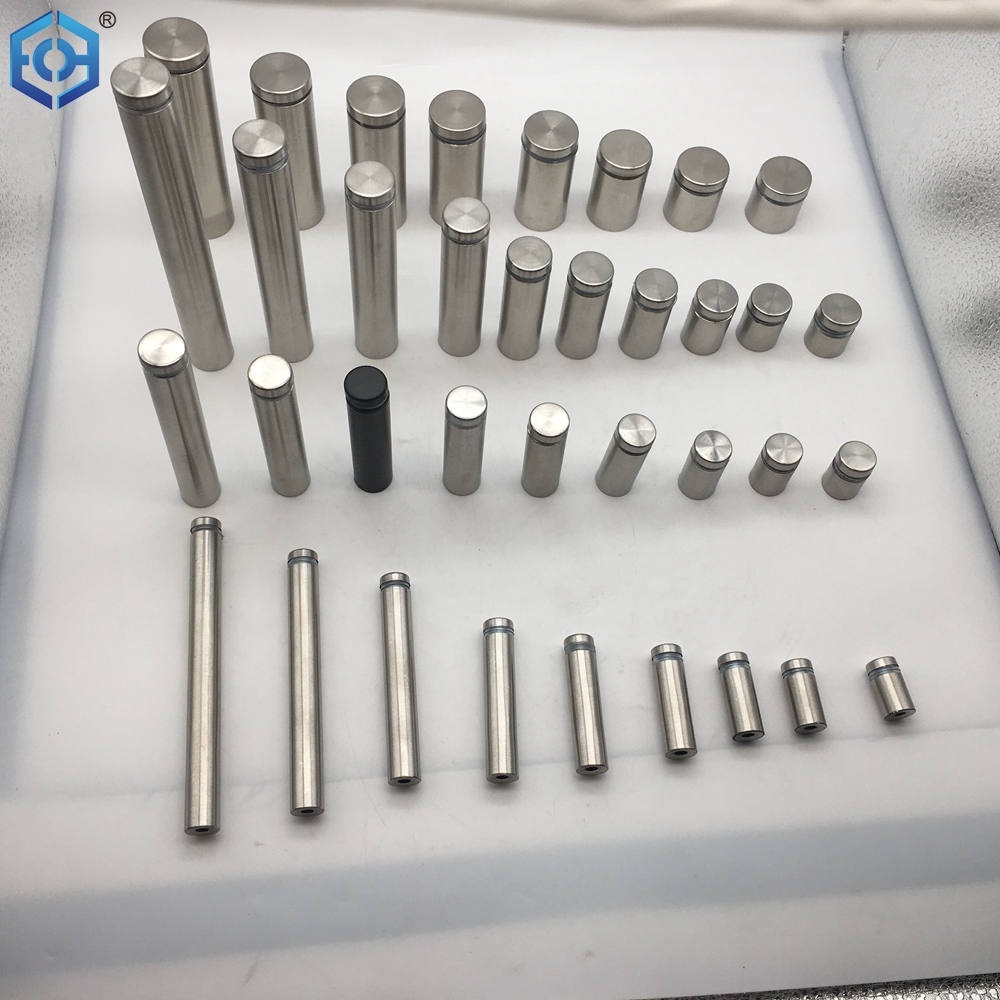 chrome standoff wall fixings