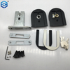 OEM/ODM China Matt Black Slim Frame Sliding Glass Door Lock With Key 