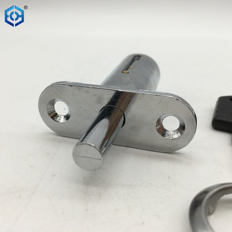 Sliding Door Closet Showcase Furniture Cylinder Head Plunger Lock With Keys Wardrobe Push Lock