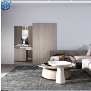Floating Sliding Barn Door Hardware Soft Closing Interior Wall Mount Hidden Track Rolling Kit