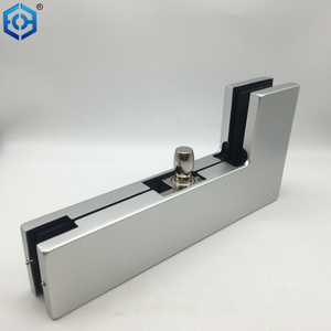 Aluminum Glass Door Patch Fitting L Patch Top Patch Glass Clamp for Glass Door