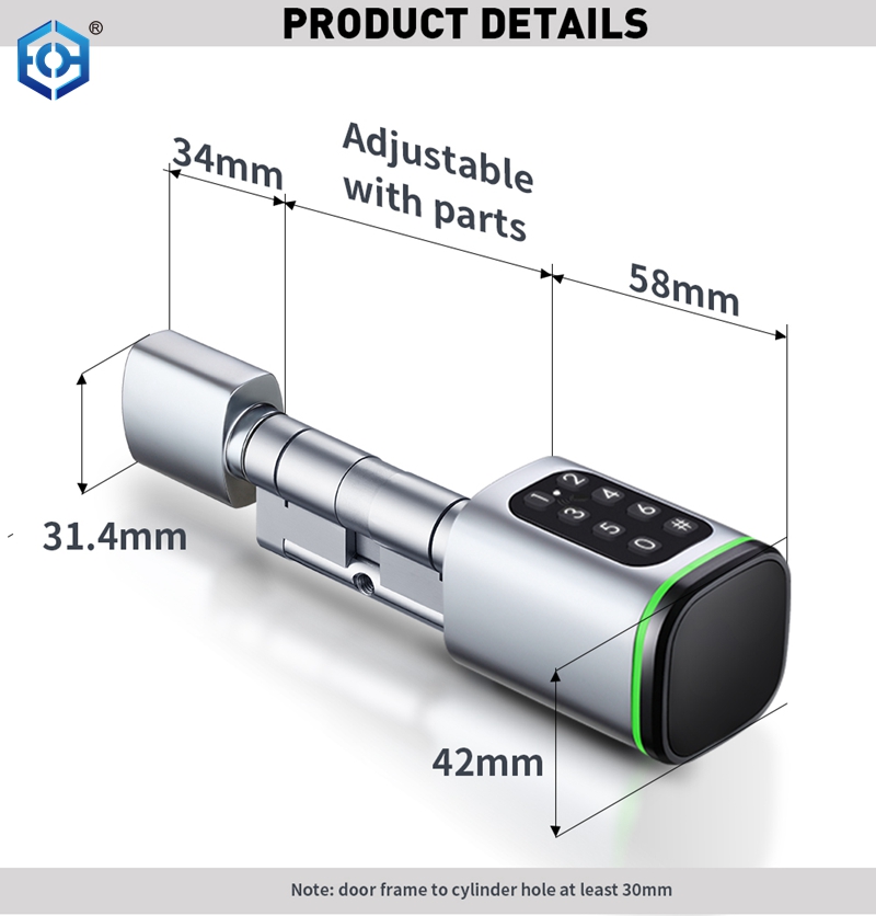 electronic lock password tof