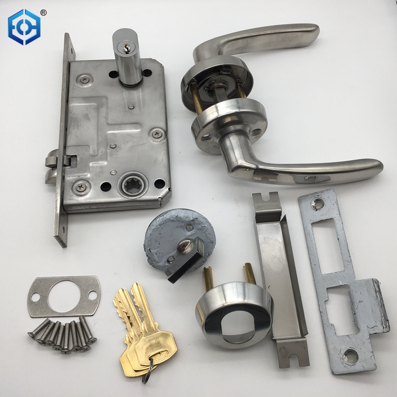 Marine Cylinder Mortise Lock with Lever Handles Lock