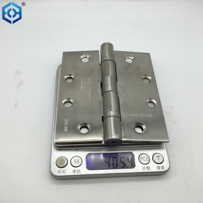 UL Certification SS304 Ball Bearing ANSI GRADE 2 Stainless Steel Door