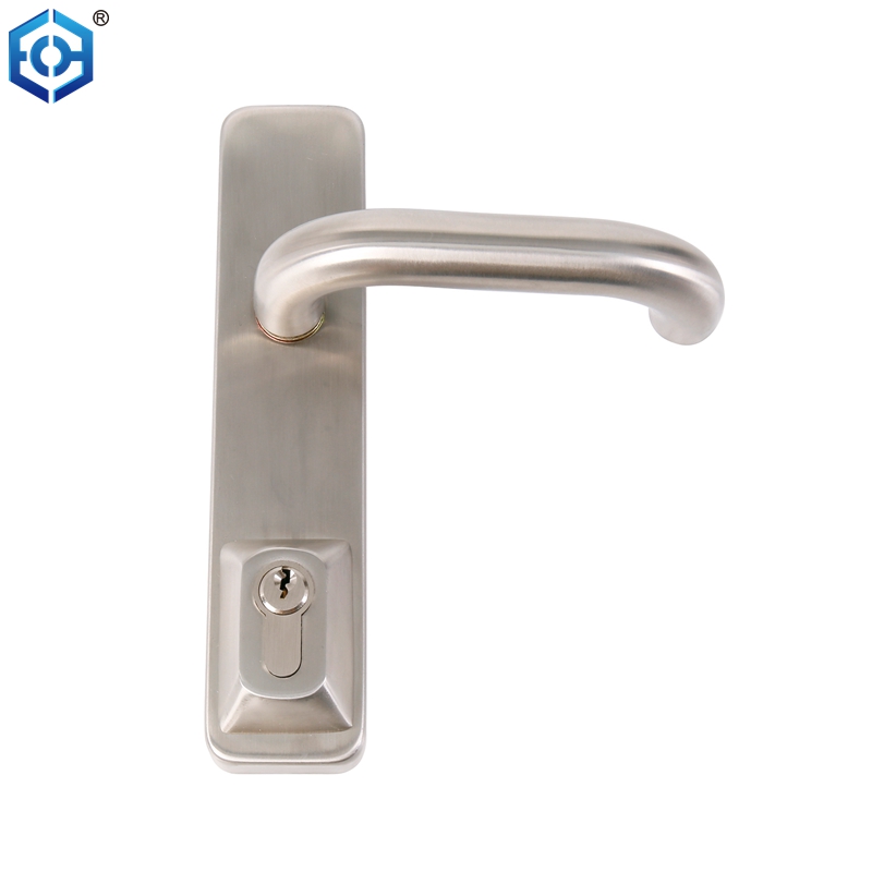 Stainless Steel Outside Trim Lock For Fire Door Panic Exit Device Panic Bar Lock Handles
