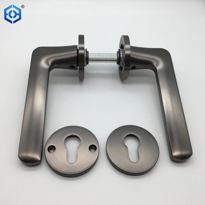 Black Easy To Install Aluminum Door Handles And Locks