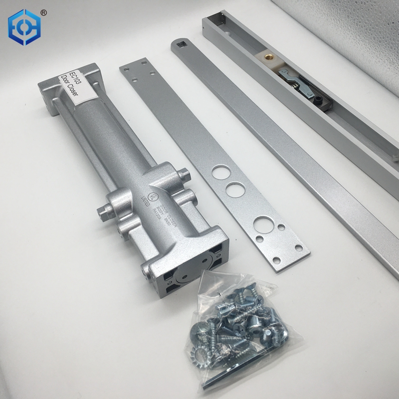 Concealed Overhead Door Closer Fire Rated For Glass Door Size 2-4 Adjustable