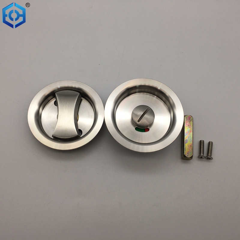 sliding barn door for bathroom with lock