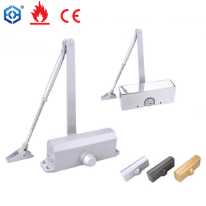 CE Satin Silver Adjustable 3 Hour Fire Rated Overhead Door Closer for Metal Interior Wood Doors