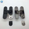 Modern Soft Close 40mm Thickness Silver Stainless Steel 3D Adjustable 180 Degree Hidden Door Hinges 