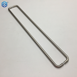 PSS Stainless Steel Bathroom Hardware Round Rube French Glass Door Commercial Push Pull Handles Commercial
