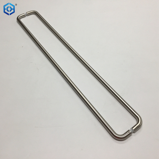PSS Stainless Steel Bathroom Hardware Round Rube French Glass Door Commercial Push Pull Handles Commercial