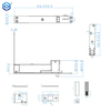 Stainless Steel SS304 Automatic Heavy Duty Flush Bolts for Wooden Door
