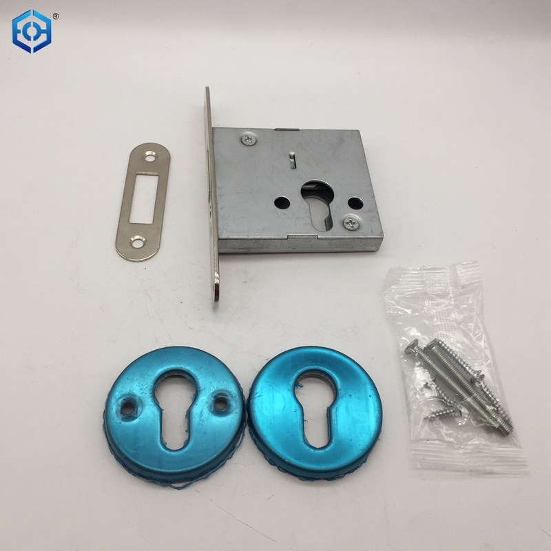 55mm Steel Mortise Deadbolt Lock With Lock Cylinder Escutcheon