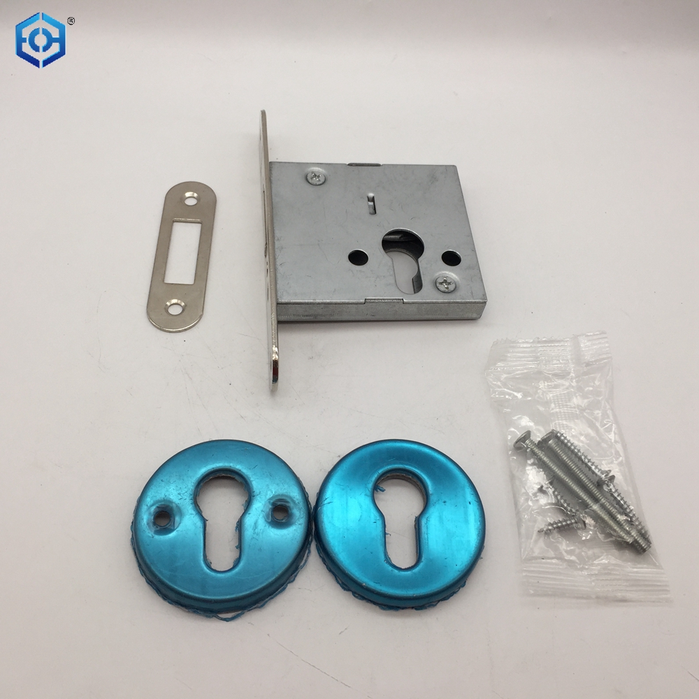 55mm Steel Mortise Deadbolt Lock With Lock Cylinder Escutcheon