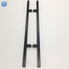 Factory Manufacturer Wholesale Commercial Square Black Aluminum Glass Door Pull Handles