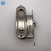 Stainless Steel Unique Bargains Sliding Door Lock Invisible Recessed Handle Latch Door Hardware Lock 