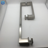 Stainless Steel Shower Door Handle L Shape Glass Door Pulls Handle Towel Bar