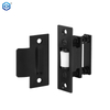 Satin Black Door Ball Catch Heavy Duty Solid Brass Silent Door Roller Catch with Adjustable Square Strike 