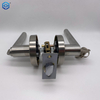 Heavy Duty Brushed Chrome Grade 1 Commercial Cylindrical Entry Door Handle with Lock and Clutch Function