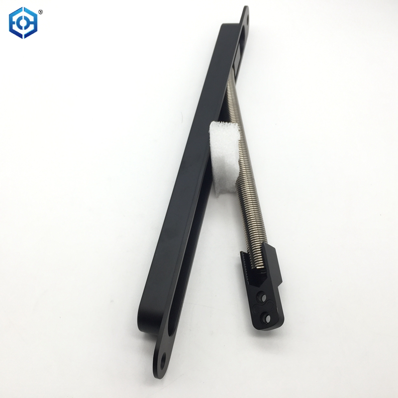 Black Aluminum Alloy Door Loop for Mortise Mounting Access Control Wire Protect