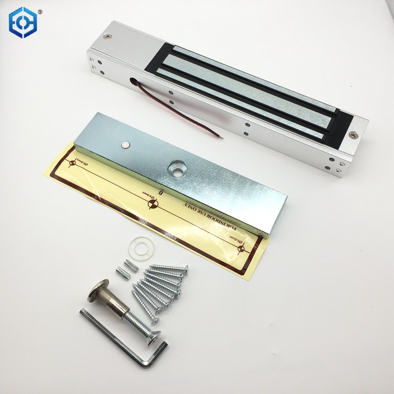 Commercial Electromagnetic Lock 280KG 600 LBS Magnetic Holding Force 12V LED Indicator Durable NO/NC Closed Options Mag Lock