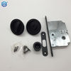 Satin Nickel Finish Zinc Alloy And Steel Pocket Sliding Door Lock