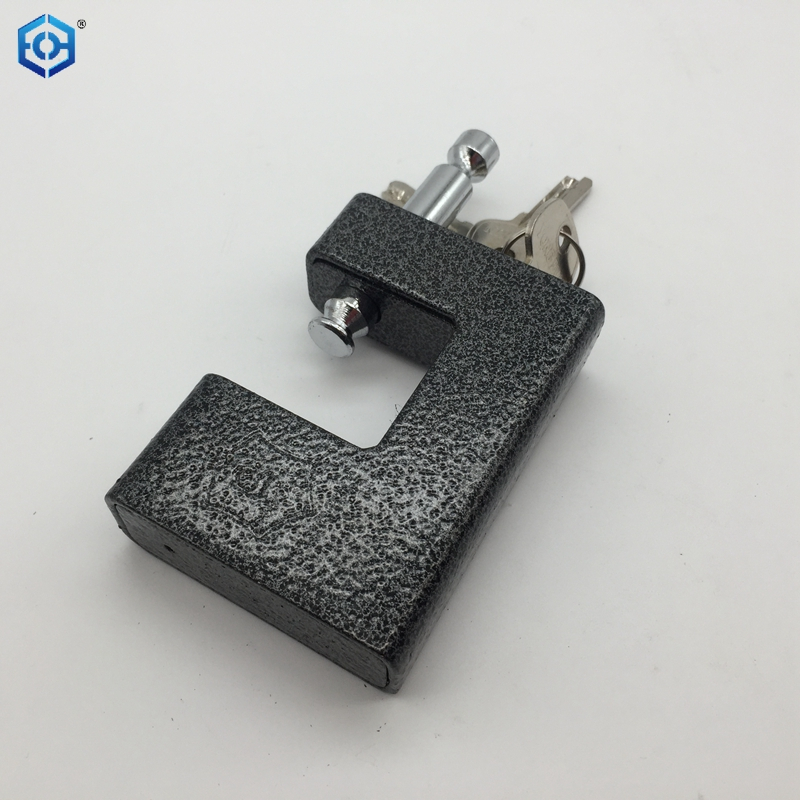 Black Heavy Duty Steel Square And Rectangle Type with 4 Keys Padlock